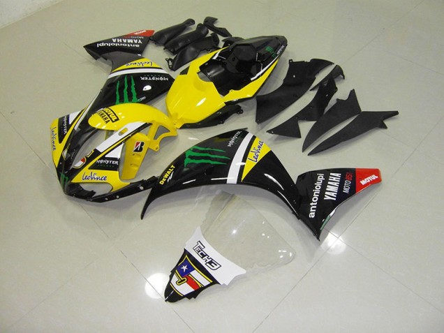 Jaune Monster Carénages Yamaha R1 2009-2011 Jaune Monster Carénages Yamaha R1 2009-2011