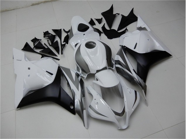 Blanc Argent Noir Carénage Honda CBR 600 RR 2009-2012