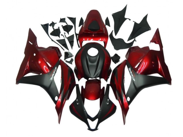 Rouge Noir Kit Carénages Complet Honda CBR 600 RR 2009-2012 Rouge Noir Kit Carénages Complet Honda CBR 600 RR 2009-2012