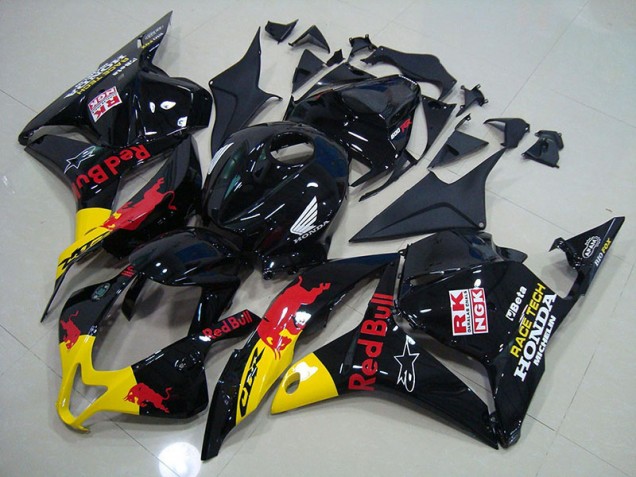 Noir Red Bull Carénage Honda CBR 600 RR 2009-2012 Noir Red Bull Carénage Honda CBR 600 RR 2009-2012