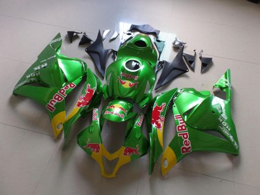 Vert Red Bull Carénage Honda CBR 600 RR 2009-2012 Abordables