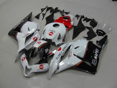 Rouge Konica Minolta Carénage Honda CBR 600 RR 2009-2012 Abordables