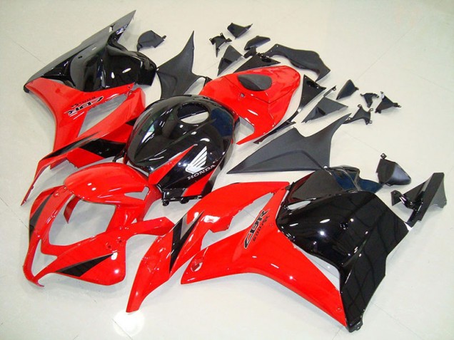 Rouge Noir Carénage Honda CBR 600 RR 2009-2012 Rouge Noir Carénage Honda CBR 600 RR 2009-2012