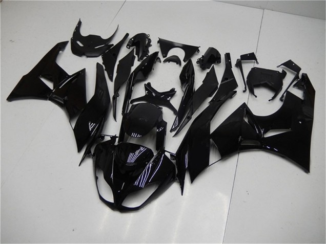 Noir Brillant Carénage Kawasaki ZX6R 2009-2012 Noir Brillant Carénage Kawasaki ZX6R 2009-2012