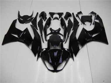 Noir Brillant Carénage Kawasaki ZX6R 2009-2012 Abordables