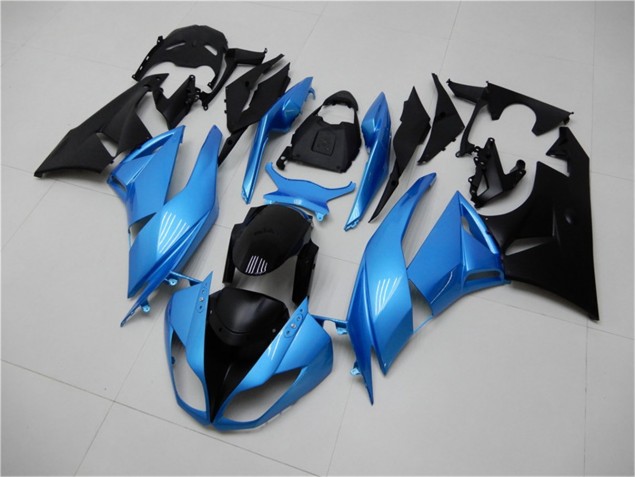 Bleu Noir Carénages Kawasaki ZX6R 2009-2012 Bleu Noir Carénages Kawasaki ZX6R 2009-2012