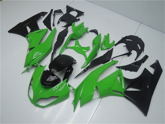 Vert Noir Carrosserie Kawasaki ZX6R 2009-2012 Vert Noir Carrosserie Kawasaki ZX6R 2009-2012
