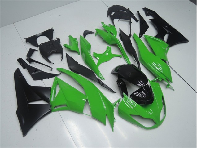 Vert Noir Carrosserie Kawasaki ZX6R 2009-2012 Vert Noir Carrosserie Kawasaki ZX6R 2009-2012