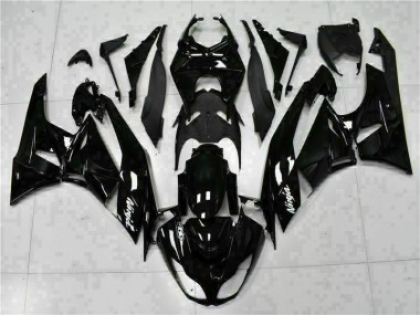 Noir Blanc Ninja Carénage Kawasaki ZX6R 2009-2012 Abordables