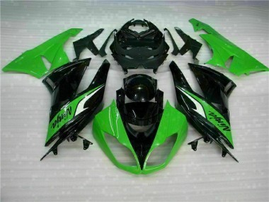 Noir Vert Carrosserie Kawasaki ZX6R 2009-2012 Abordables
