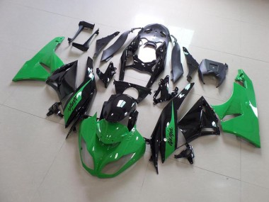 Vert et Noir Carénage Kawasaki ZX6R 2009-2012 Abordables