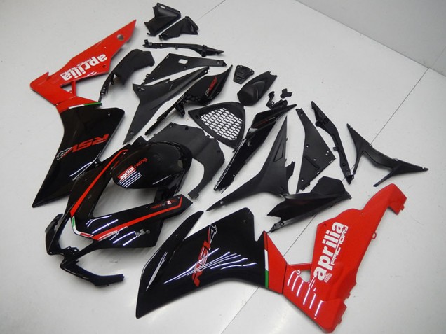 Noir Rouge Carénages Aprilia RSV4 2009-2015 Noir Rouge Carénages Aprilia RSV4 2009-2015
