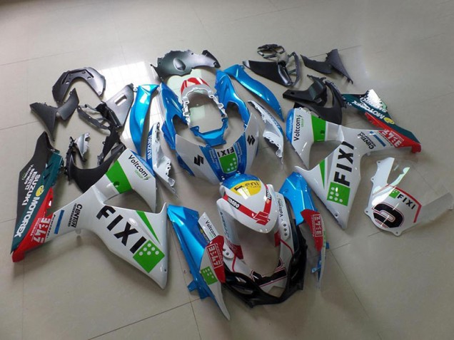 Light Bleu Fixi Carénage Suzuki GSXR 1000 K9 2009-2016 Light Bleu Fixi Carénage Suzuki GSXR 1000 K9 2009-2016