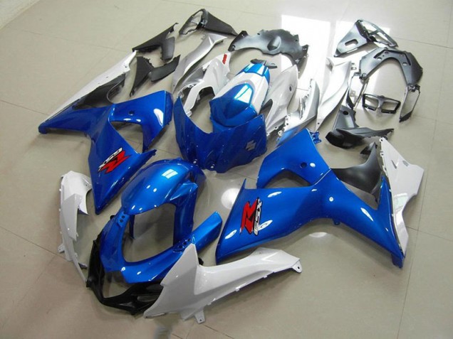 Bleu et Blanc Style OEM Carénages Suzuki GSXR 1000 K9 2009-2016 Bleu et Blanc Style OEM Carénages Suzuki GSXR 1000 K9 2009-2016