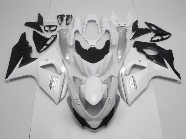 Blanc Style OEM Carénage Suzuki GSXR 1000 K9 2009-2016 Blanc Style OEM Carénage Suzuki GSXR 1000 K9 2009-2016