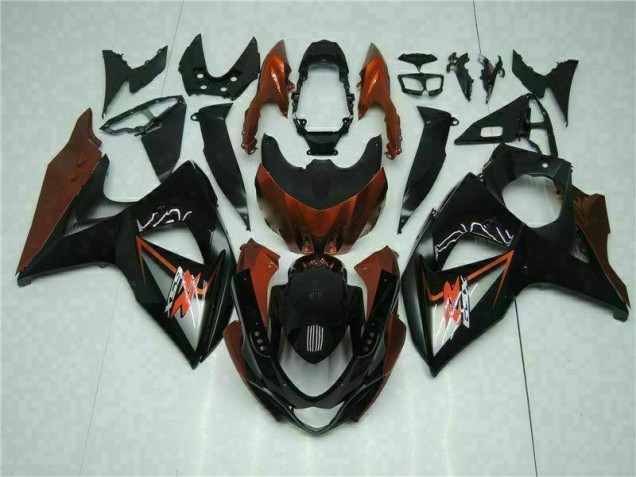 Brun Noir Carénages Suzuki GSXR 1000 K9 2009-2016 Brun Noir Carénages Suzuki GSXR 1000 K9 2009-2016
