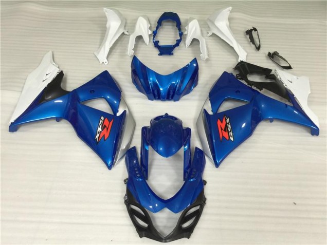 Bleu Blanc Kit Carénages & Plastique Suzuki GSXR 1000 K9 2009-2016 Bleu Blanc Kit Carénages & Plastique Suzuki GSXR 1000 K9 2009-2016