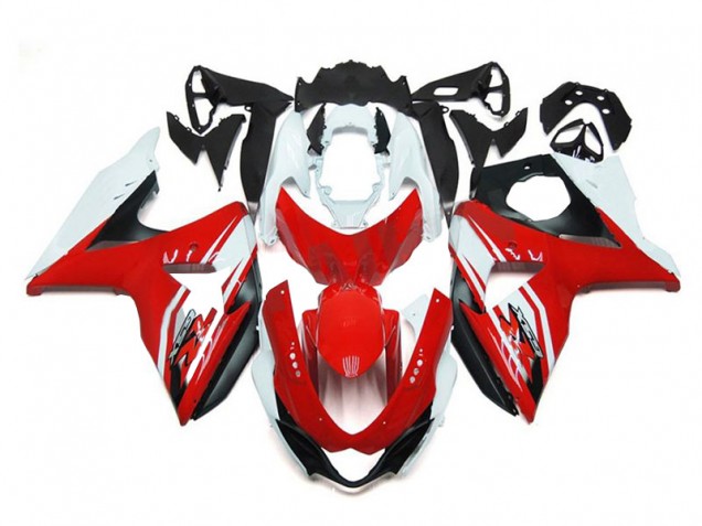 Rouge Blanc Noir Carénage Suzuki GSXR 1000 K9 2009-2016 Rouge Blanc Noir Carénage Suzuki GSXR 1000 K9 2009-2016
