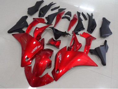 Rouge Noir Mat Carénage Honda CBR 250 RR 2011-2013 Abordables