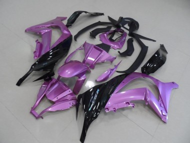 Rose et Noir Carénage Kawasaki ZX10R 2011-2015 Abordables