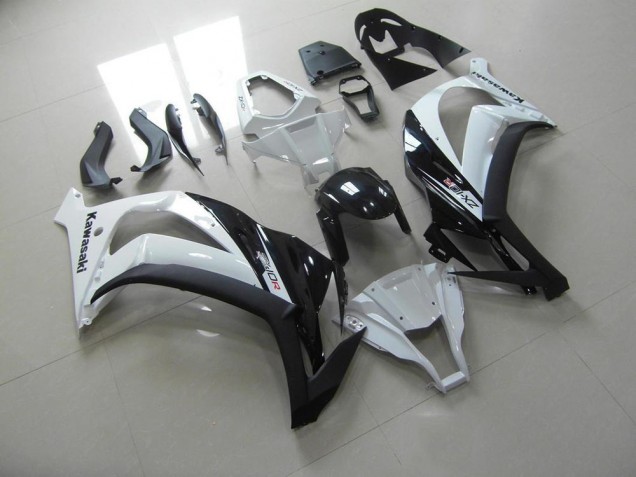 Blanc Noir Carénage Kawasaki ZX10R 2011-2015 Blanc Noir Carénage Kawasaki ZX10R 2011-2015
