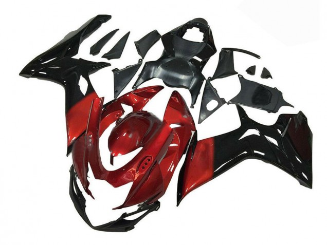 Rouge Noir Carénage Suzuki GSXR 600 / 750 K11 2011-2024