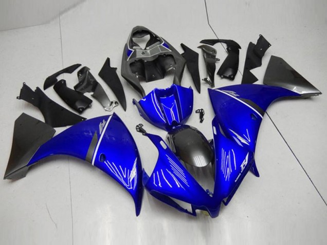 Noir Bleu Carénage Yamaha R1 2012-2014