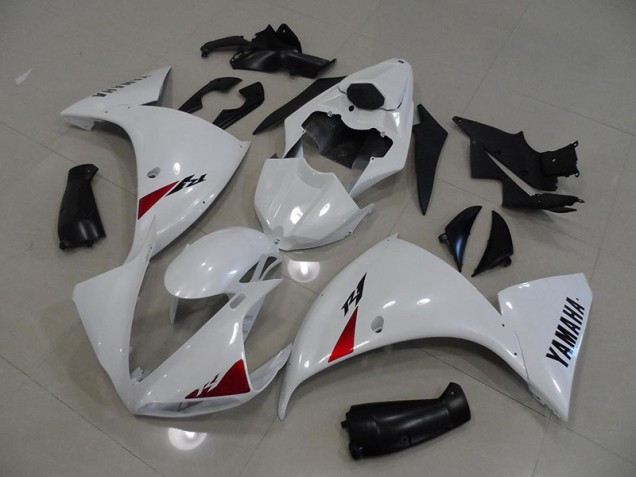 Blanc Noir Carénage Yamaha R1 2012-2014 Blanc Noir Carénage Yamaha R1 2012-2014