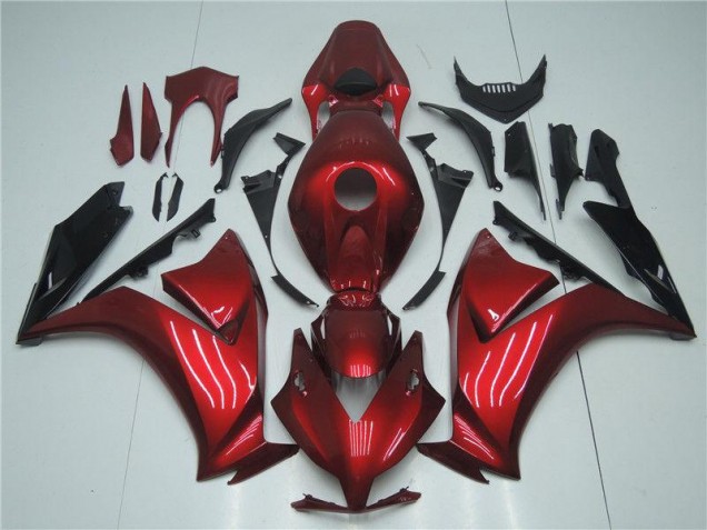 Rouge Noir Carénage Honda CBR 1000 RR 2012-2016