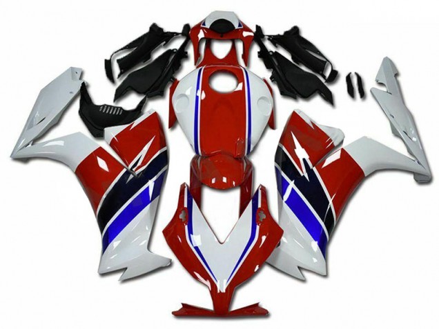 Rouge Blanc Carénage Honda CBR 1000 RR 2012-2016 Rouge Blanc Carénage Honda CBR 1000 RR 2012-2016