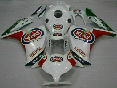 Rouge Blanc PATA Carénages Honda CBR 1000 RR 2012-2016 Abordables