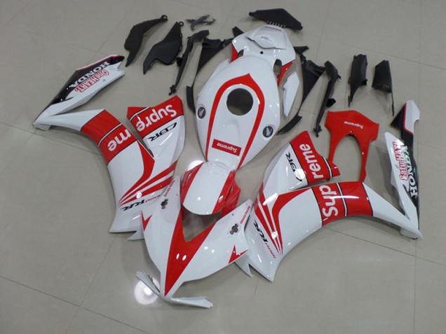 Rouge et Blanc Supreme Carénage Honda CBR 1000 RR 2012-2016 Rouge et Blanc Supreme Carénage Honda CBR 1000 RR 2012-2016