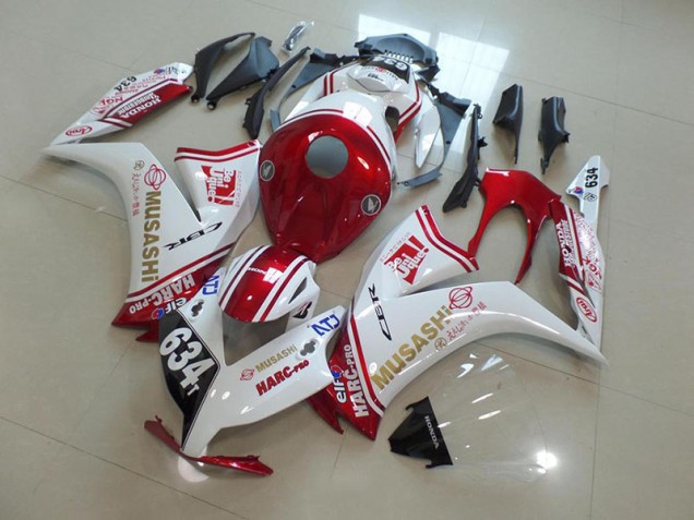 Rouge Musashi Carénage Honda CBR 1000 RR 2012-2016 Rouge Musashi Carénage Honda CBR 1000 RR 2012-2016