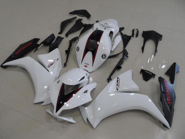 Blanc et Noir Mat Style OEM Carénage Honda CBR 1000 RR 2012-2016
