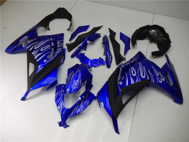 Bleu Blanc Noir Carénage Kawasaki EX300 2013-2016 Bleu Blanc Noir Carénage Kawasaki EX300 2013-2016