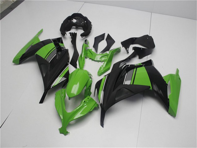 Vert Noir Carénages Kawasaki EX300 2013-2016 Vert Noir Carénages Kawasaki EX300 2013-2016