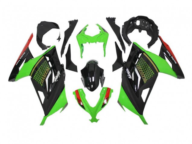 Vert Noir Carénage Kawasaki EX300 2013-2016