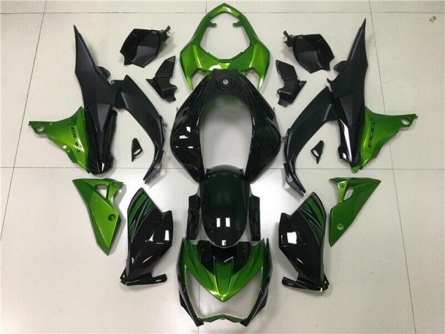 Vert Noir Carénages Kawasaki Z800 2013-2016