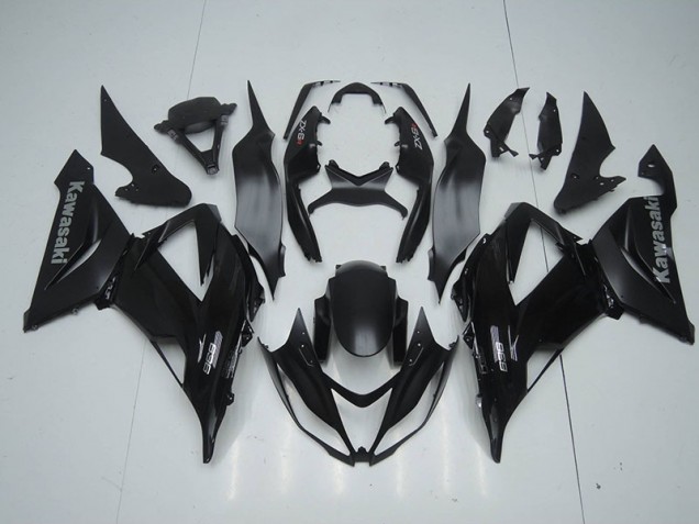 Noir Mat Carénage Kawasaki ZX6R 2013-2018 Noir Mat Carénage Kawasaki ZX6R 2013-2018