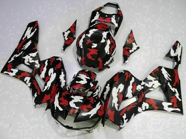 Rouge Blanc Noir Carénage Honda CBR 600 RR 2013-2023 Rouge Blanc Noir Carénage Honda CBR 600 RR 2013-2023