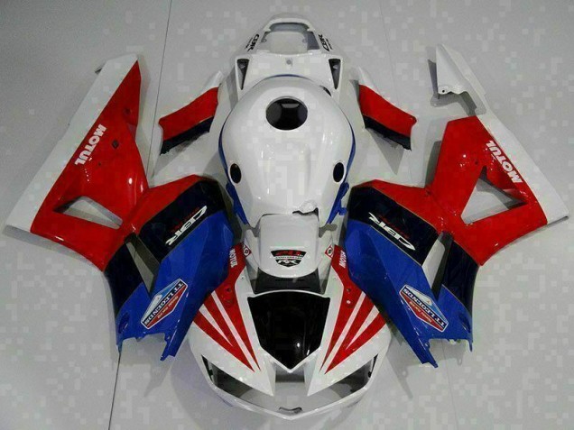 Rouge Bleu Carénage Honda CBR 600 RR 2013-2023 Rouge Bleu Carénage Honda CBR 600 RR 2013-2023
