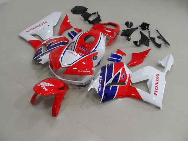 Rouge Blanc Bleu HRC Carénage Honda CBR 600 RR 2013-2023