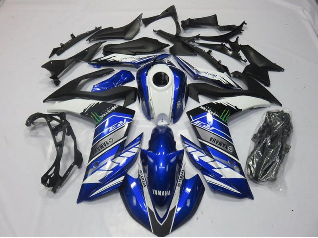 Monster Bleu Carénage Yamaha R3 2015-2022 Monster Bleu Carénage Yamaha R3 2015-2022