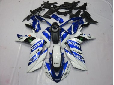 Blanc Monster Carénage Yamaha R3 2015-2022 Abordables