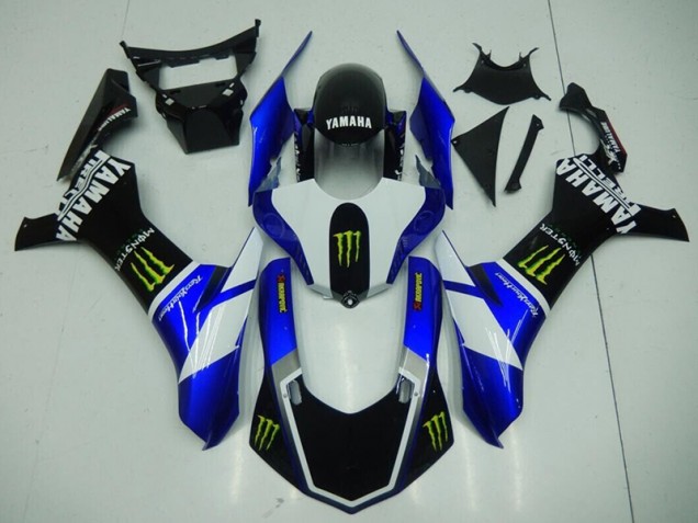 Noir Bleu Monster Carénage Yamaha R1 2015-2019
