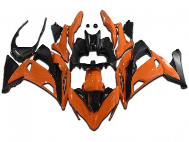 Orange Noir Carénage Kawasaki EX650 2017-2019 Orange Noir Carénage Kawasaki EX650 2017-2019