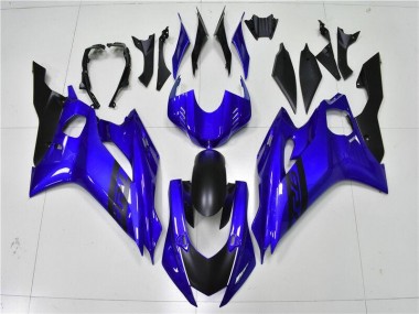 Bleu Noir Carénage Yamaha R6 2017-2023 Abordables